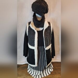 Sweater Dress & Matching Vest